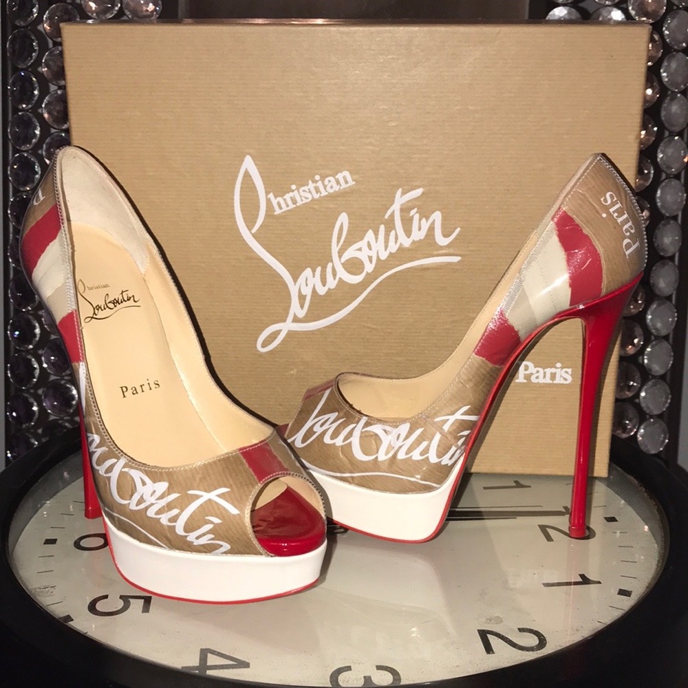 100% Auth Fetish Peep toe Platform Pumps!
